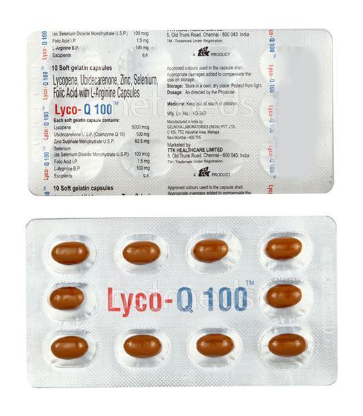 Lyco Q 100mg Capsule 10'S - Supplements-Sup