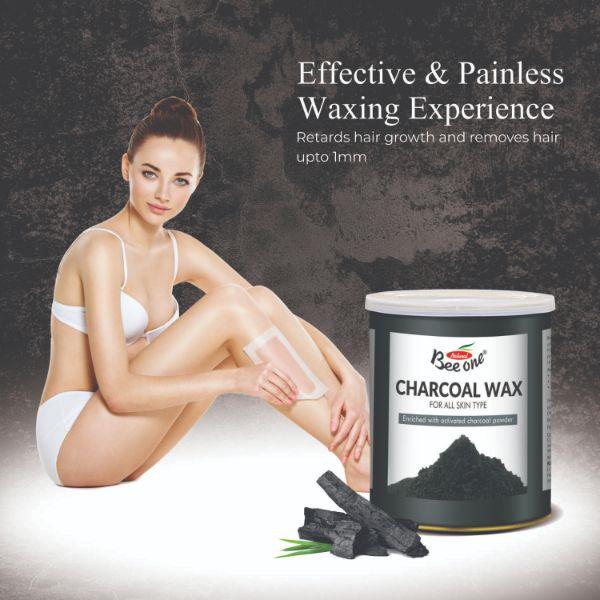 Bee One Charcoal Milky Wax 800 gm - Shaving & Hair Removal