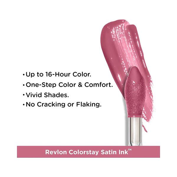 Revlon Colorstay Satin Ink Liquid Lip Color - Mauvey Darling 5 ml - Lipsticks