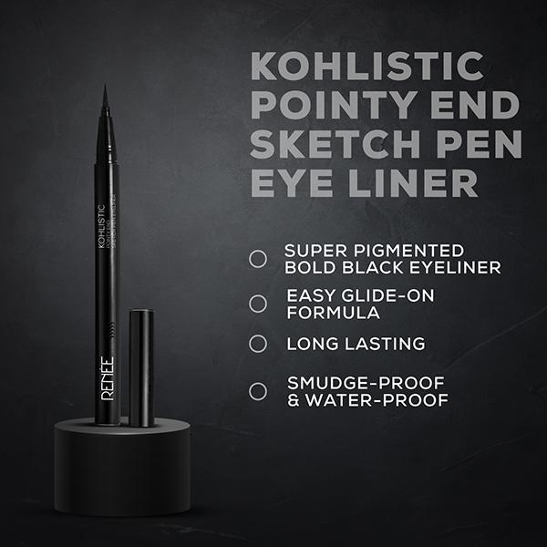 RENEE - Hard Black Combo (Pack of 2) 1.3 gm - Eyeliners