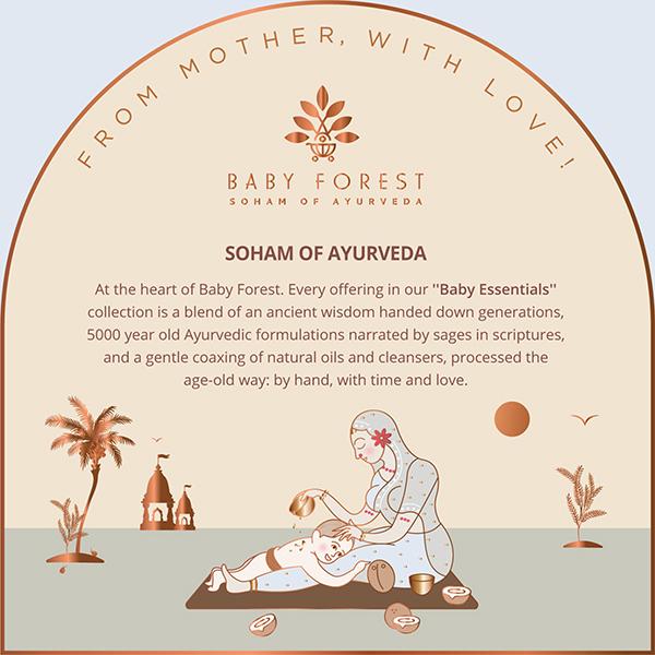 Baby Forest Narial Tailam- Organic Cold Pressed Coconut Oil 200 ml - Creams, Lotions & Oils