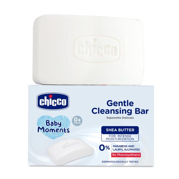 Netmeds | Chicco Baby Moments Gentle Cleansing Bar 100 gm