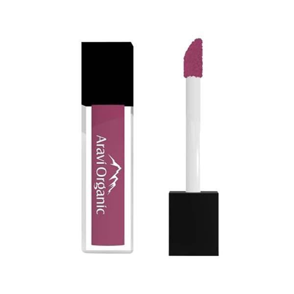 Netmeds | Aravi Organic Long Lasting Ultra Smooth Matte Liquid Lipstick - Rare Love 1.5 ml