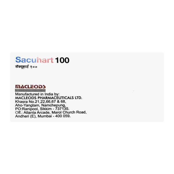 SACUHART 100 Tablet 10's - Heart Failure-Ang