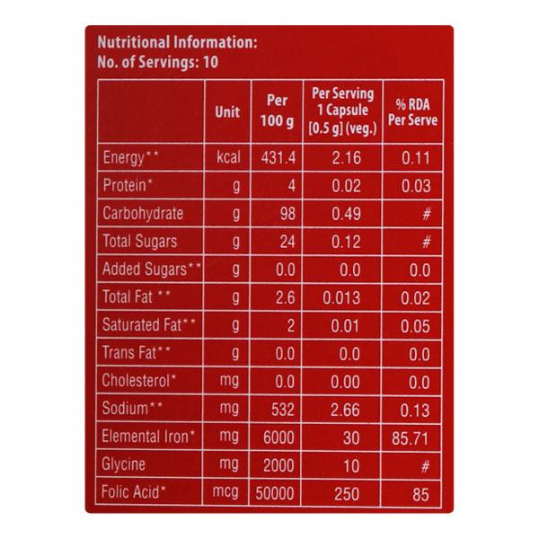 Vitcofol HB Capsule 10'S - Iron Supplement/Anaemia-Vma