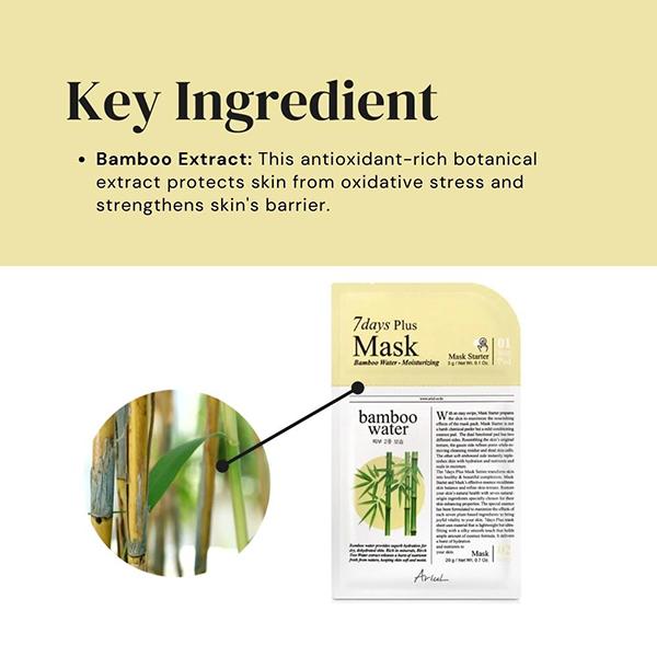Ariul Ariul Seven Days Plus Mask Bamboo Water 20 ml - Sheet Masks