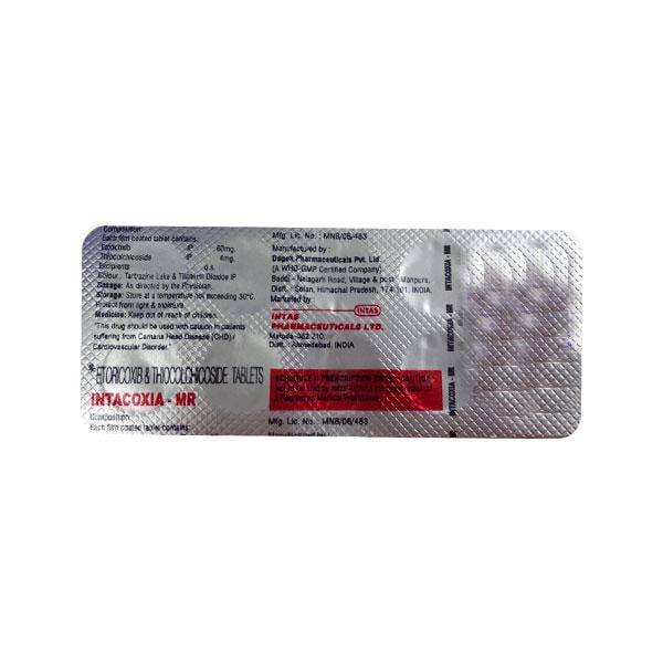 Intacoxia MR Tablet 10'S - Muscle Spasm-Mus