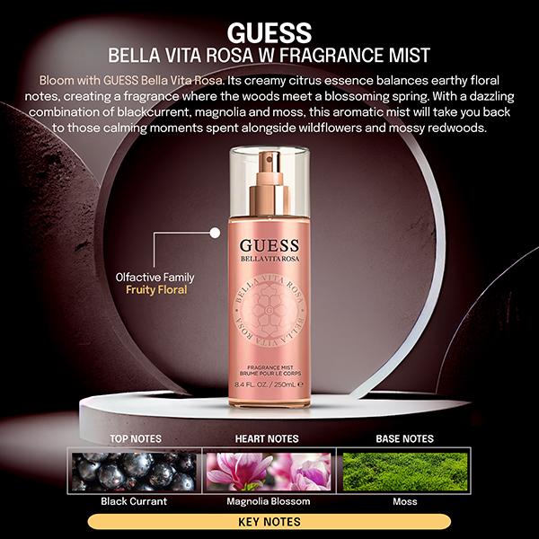 Guess Bella Vita Rosa Fragrance Mist 250ml 250 ml - Body Mist/Spray
