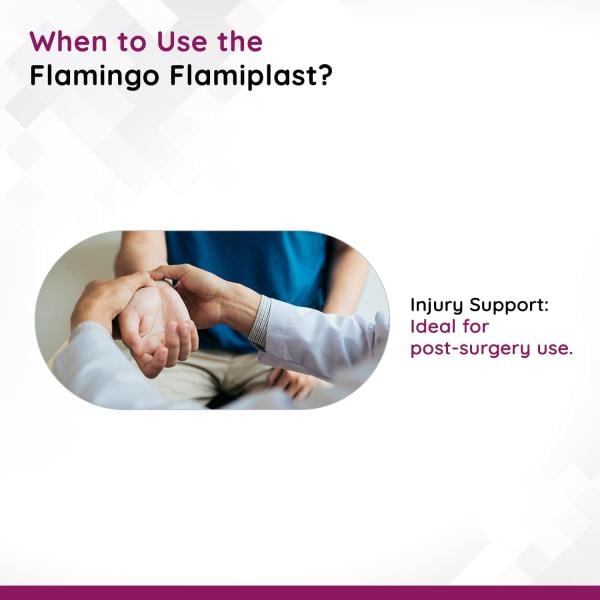 Flamingo Flamiplast Elastic Adhesive Bandage (OC - 2068) (10 cm x 1 mtr) - Bandages