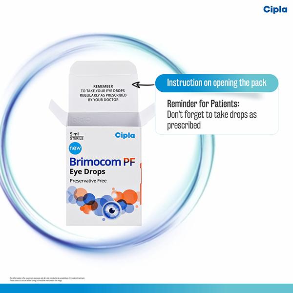 BRIMOCOM PF New Eye Drops 10ml - Glaucoma-Ant