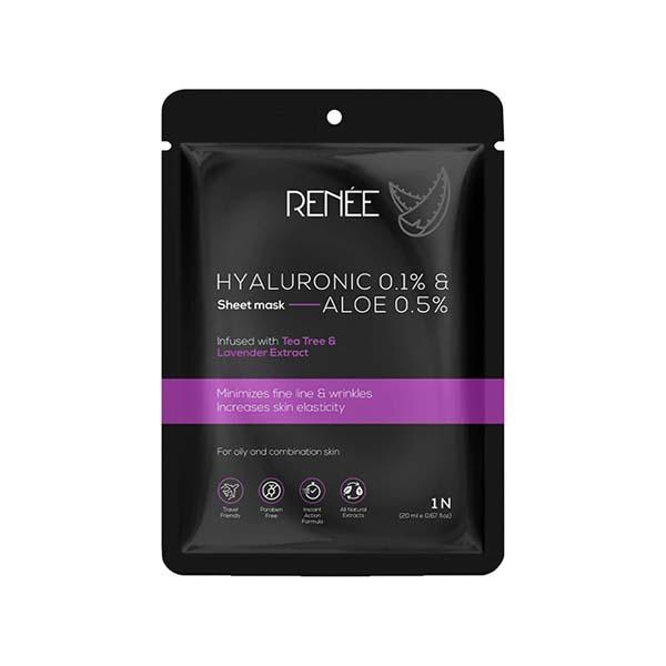 Netmeds | Renee Hyaluronic Acid and Aloe Sheet Mask 20 ml