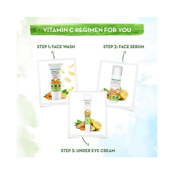 Mamaearth Vitamin C Daily Glow Under Eye Cream with Vitamin C & Turmeric 20 gm - Under Eye Creams & Serums
