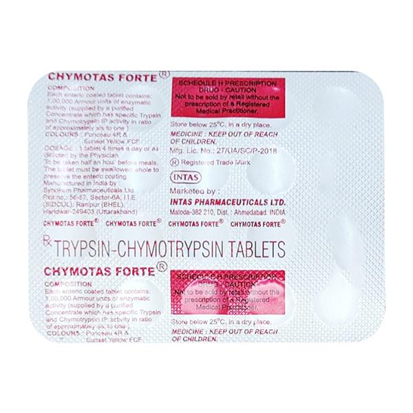 Chymotas Forte Tablet 20'S - Pain relief-Ant