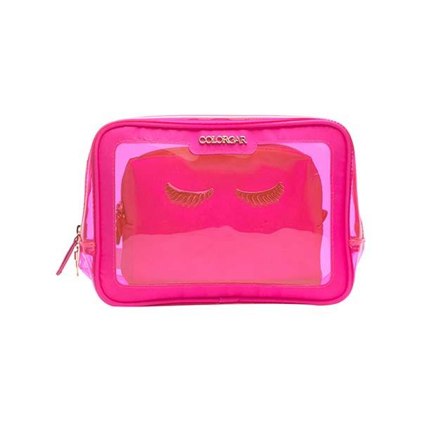 Colorbar Lips and Lashes Box Pouch - Neon Pink 240gm 1's - Makeup Pouches