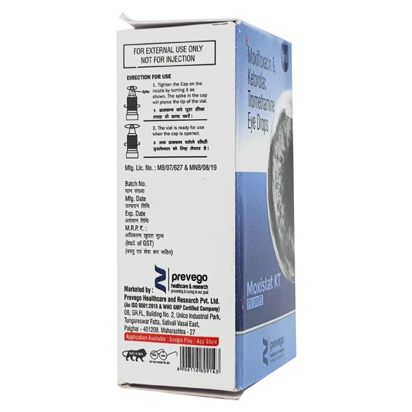 MOXISTAT KT Eye Drops 5ml - Eye Infections-Eaa