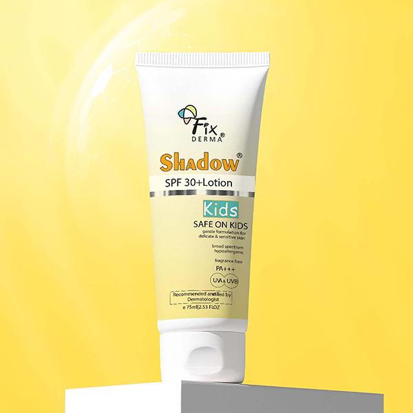 Fixderma Shadow SPF 30+ Lotion For Kids 75 ml - Body Sunscreen