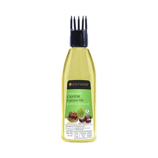 Netmeds | Soulflower Cold Pressed Castor Oil 120 ml