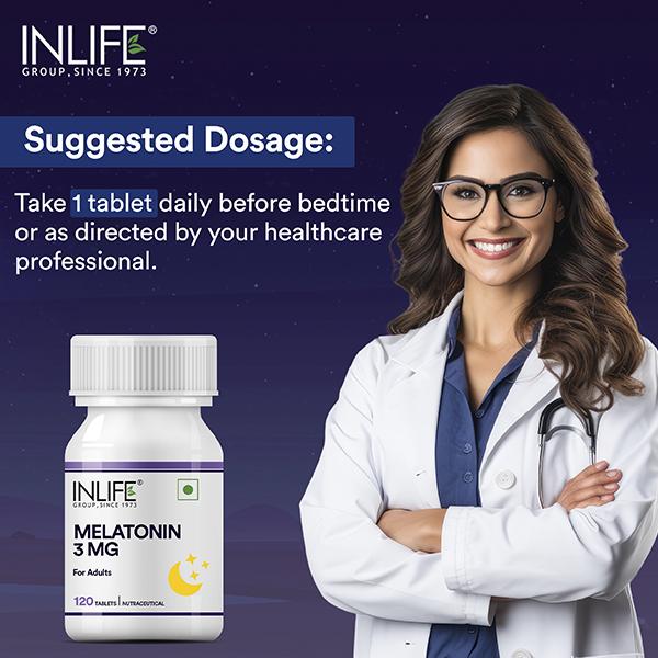 INLIFE Melatonin 5 mg Adults Tablet 120's - Mental Health