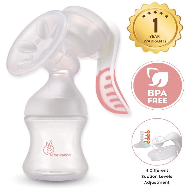 Netmeds | R for Rabbit First Feed Breast Pump - Pink 1's