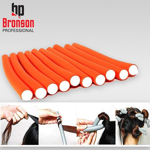 Bronson Professional Roller Curlers Clips For Women (Pack of 10 X 25mm) 1's - Rollers & Curlers