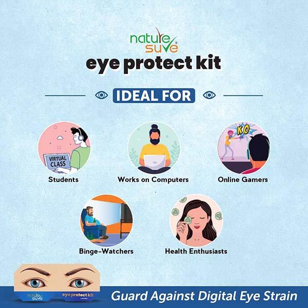 Nature Sure Large Eye Protect Kit for Digital Eye Strain in Men & Women - 1 Pack 1's - Eye Masks