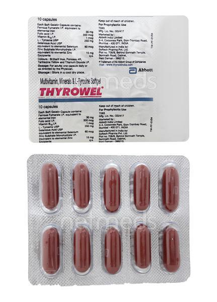 Thyrowel Capsule 10'S - Anaemia-Sup