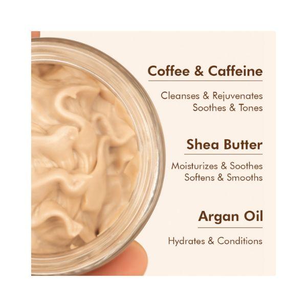 mCaffeine Whipped Cream Coffee Body Wash With Shea Butter Moisturizing & Cleansing Shower 100 gm - Shower Gels & Body Wash