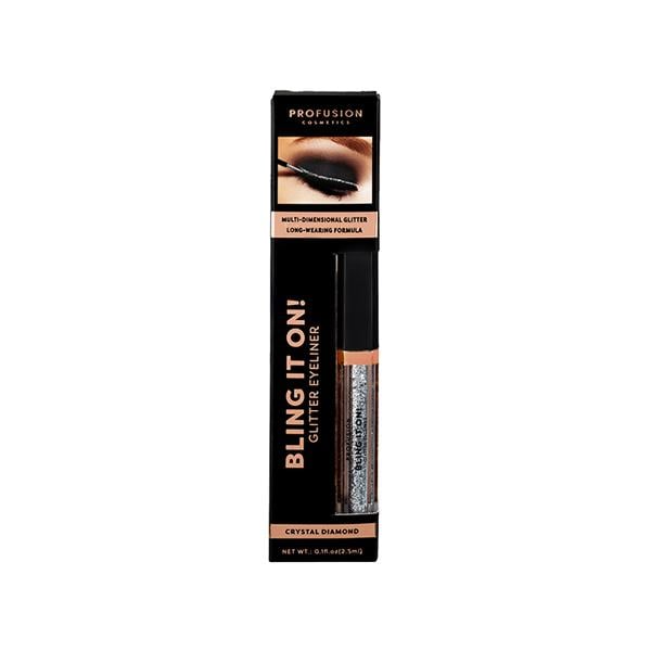 Profusion Cosmetics Bling It On Glitter Eyeliner Crystal Diamond (2.5ml) - Eyeliners