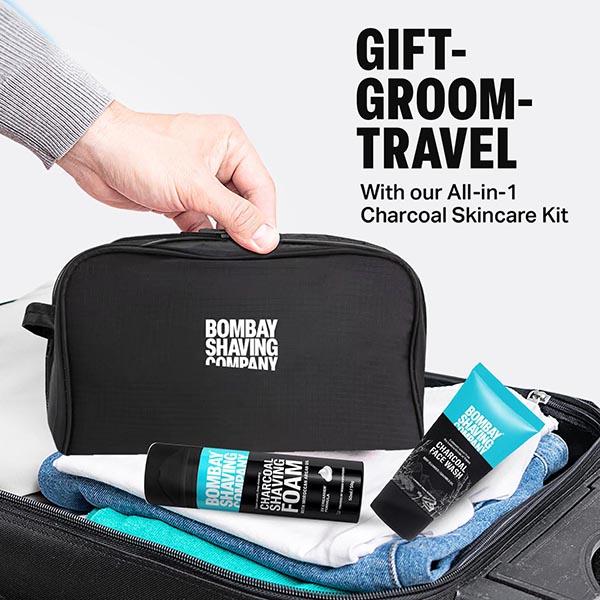 Bombay Shaving Company Charcoal Facial Starter Kit 200 gm - Scrubs & Exfoliants