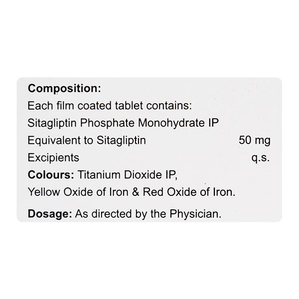 SITALIPTIN 50 Tablet 10's - Diabetes-Ant