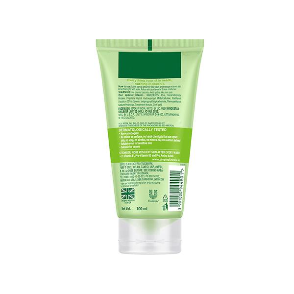 Simple Kind To Skin Refreshing Facial Wash 100 ml - Face Wash & Cleansers