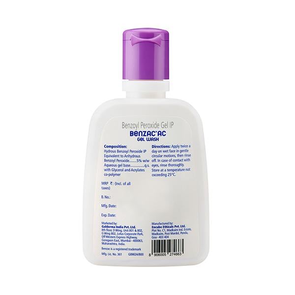 BENZAC AC Gel Wash 100ml - Acne-Acn