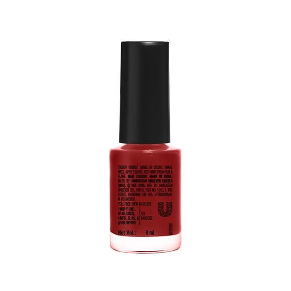 Lakme True Wear Color Crush Nail Polish, Long Lasting & Vibrant Nail Paint, 102, 6ml - Nail Polish