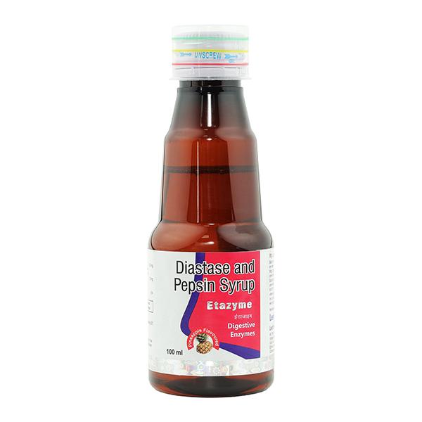 ETAZYME Pineapple Flavoured Syrup 100ml - Digestion-Dig