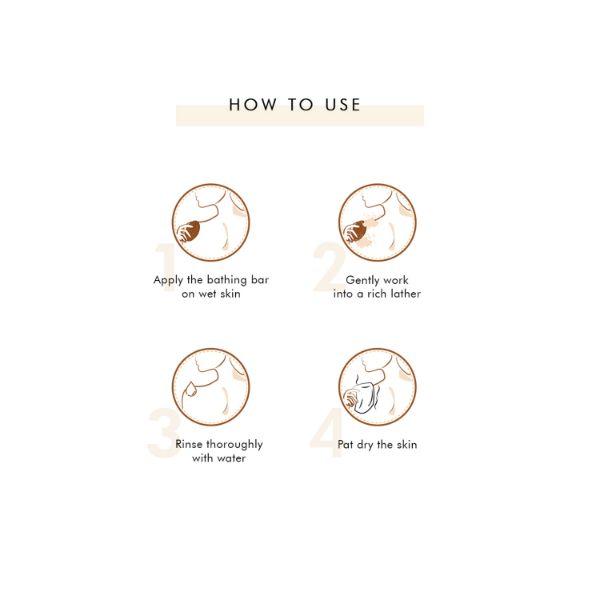 mCaffeine Espresso Coffee Bathing Bar pH 5.5 Soap Free Syndet Bar with Vitamin E 2's - Soaps