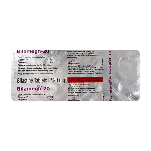 BILAMEGH 20 Tablet 10's