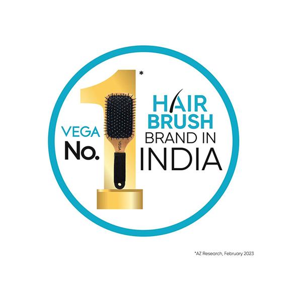 Vega Hair Brush,Vented Hair Brush for Women and Men, for Quick Blow Drying, Wet and Dry Hair (DTB-03) 107 gm - Hair Brushes