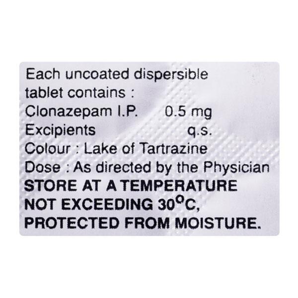 Clonotril 0.5mg Tablet 15'S - Anxiety-Anx