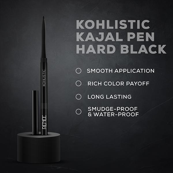 RENEE - Hard Black Combo (Pack of 2) 1.3 gm - Eyeliners