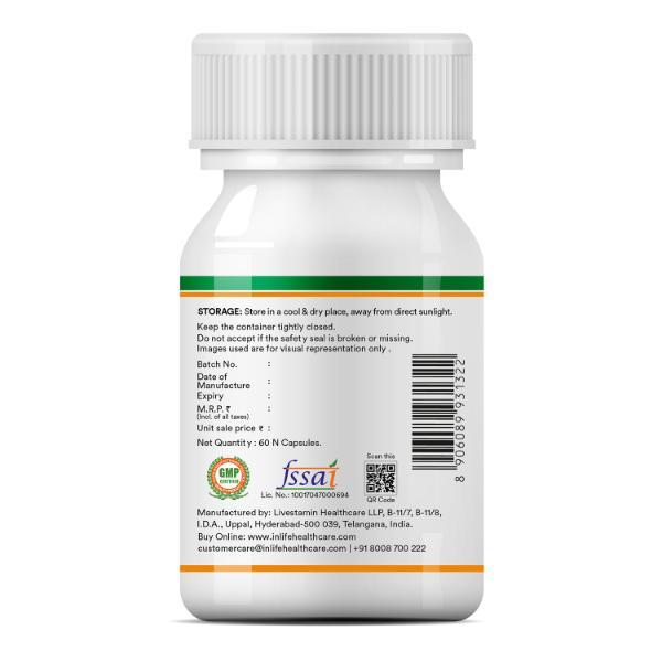 Inlife Pre & Probiotic Forte Veg Capsule 60's - Digestive Health