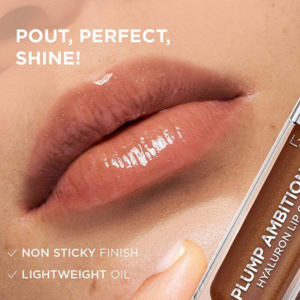 L'Oreal Paris Plump Ambition Hyaluron Lip Oil- 510 La Nuit Sparkle- Plumping Lip Oil 5 ml - Liquid Lipsticks