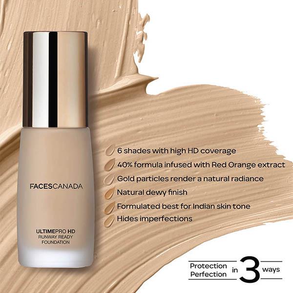 Faces Canada Ultime Pro Hd Runway Ready Foundation Ivory 01 30 Ml - Foundation