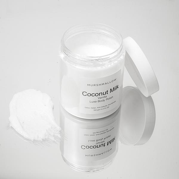 Murshmallow Rose & Coconut Milk Body Polish 350 gm - Scrubs & Exfoliants