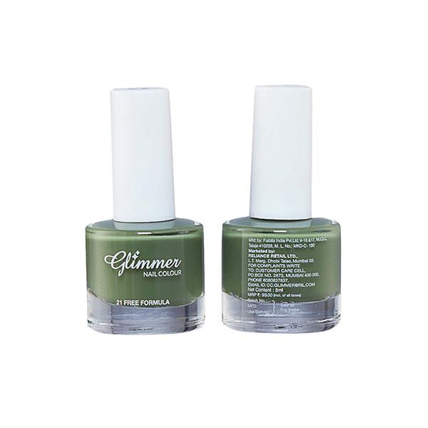 Glimmer Nail Enamel Green Love 8 ml - Nail Polish