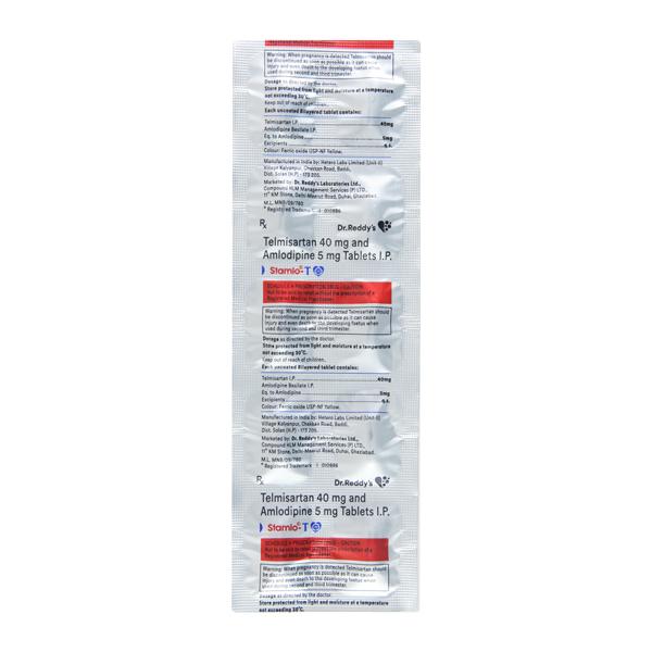 Stamlo T Tablet 10'S - Hypertension-Ana