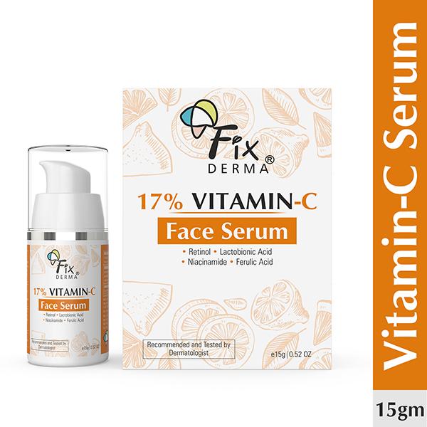 Netmeds | Fixderma 17% Vitamin C Face Serum 15 gm