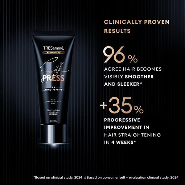 Tresemme Silk Press Sculpting Hair Mask 200 ml - Hair Masks & Packs