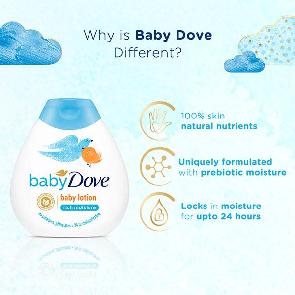 Baby Dove Sensitive Care Rich Moisture Lotion 200 ml - Creams, Lotions & Oils