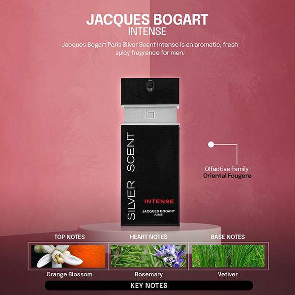 Jacques Bogart Silver Scent Intense Eau de Toilette 200 ml - Men Perfumes (Edt/Edp)