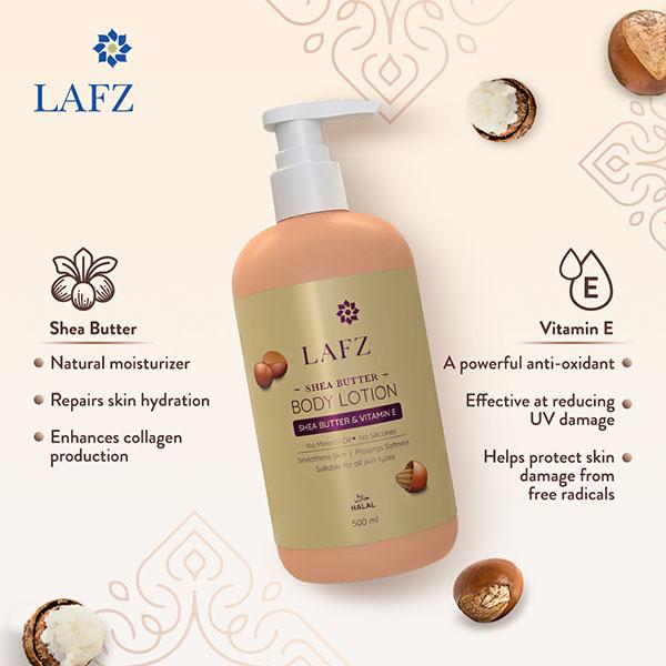 Lafz Shea Butter Body Lotion 500 ml - Lotions & Creams